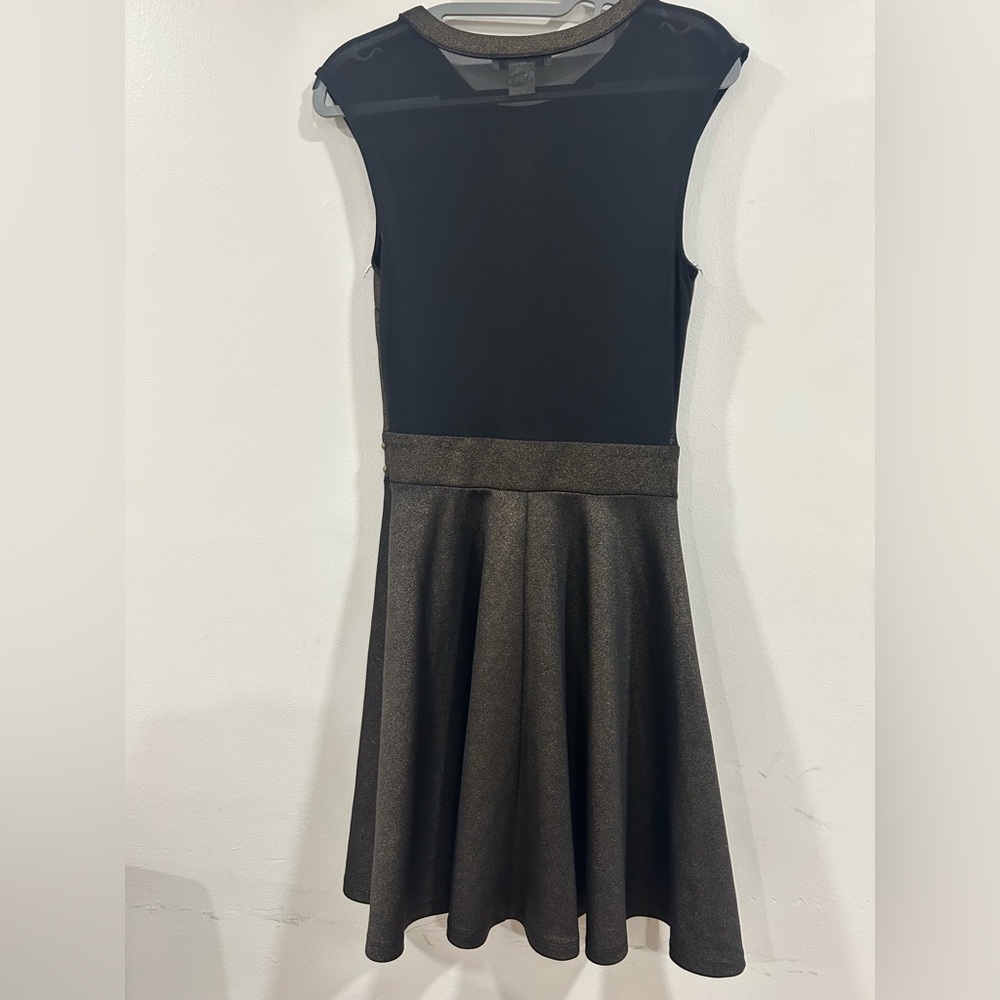 Arden B Black and Gold Studded Mini Dress size S - Picture 3 of 5
